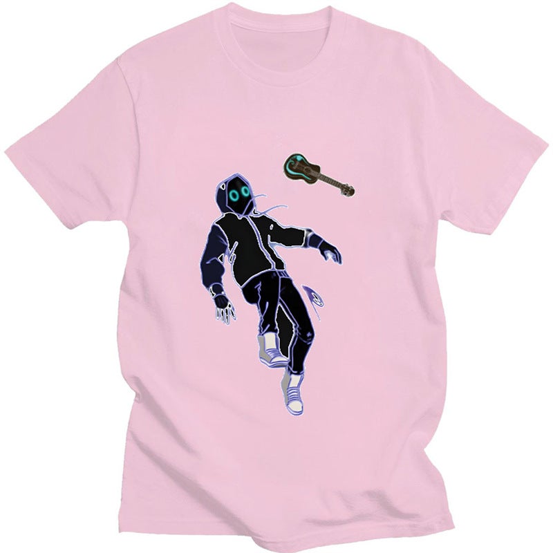 Boywithuke T-Shirt Short Sleeve Hip Hop Fashion Tee-Shirt Gr - Image 1