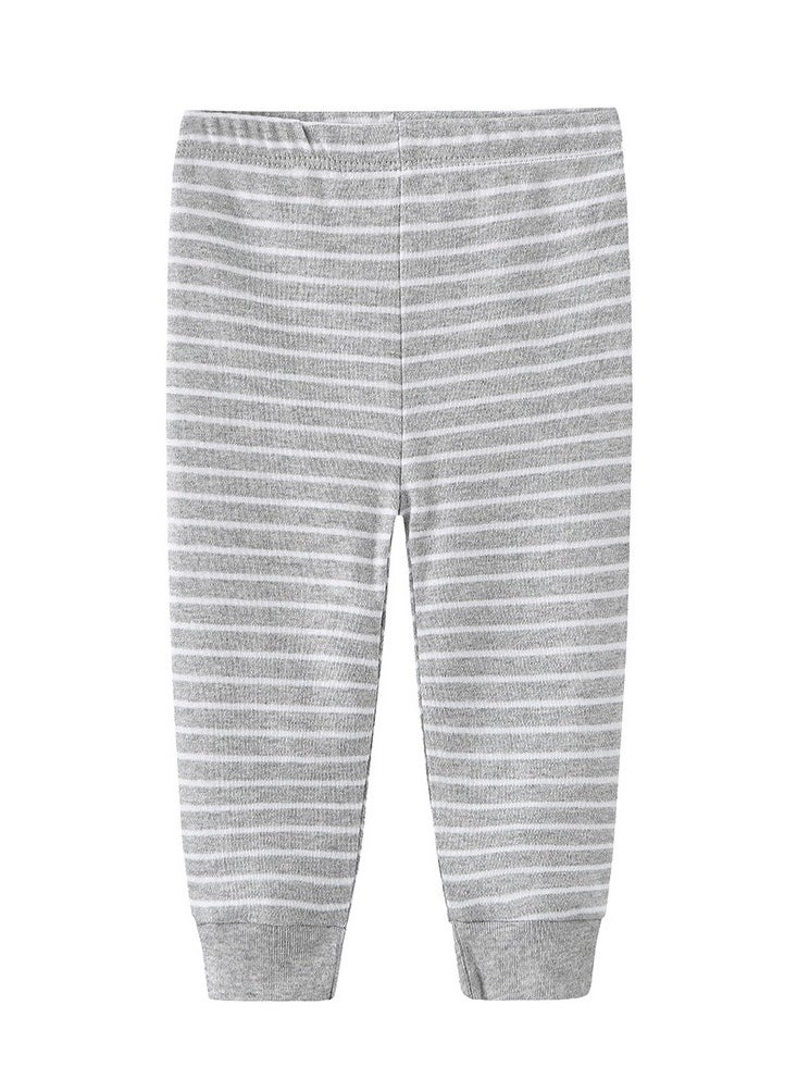 RedMapleTEK Four-Piece sSet of Elastic Breathable Pure Cotton High Waist Trousers For Infants And Young Children - Image 3