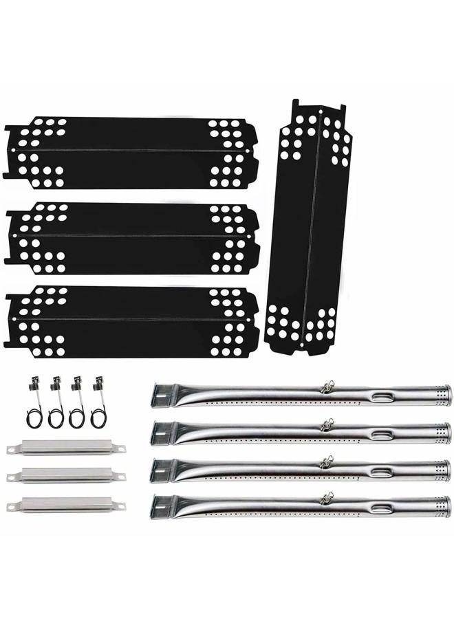 Adviace Grill Replacement Parts for Charbroil 463436215, 463436214, 463436213, 467300115, 463234413, 466342014 Gas Grills, Grill Burner Pipe Tube, Heat Plate Tent Shield, Carryover Tube, Grill Igniter - Image 1