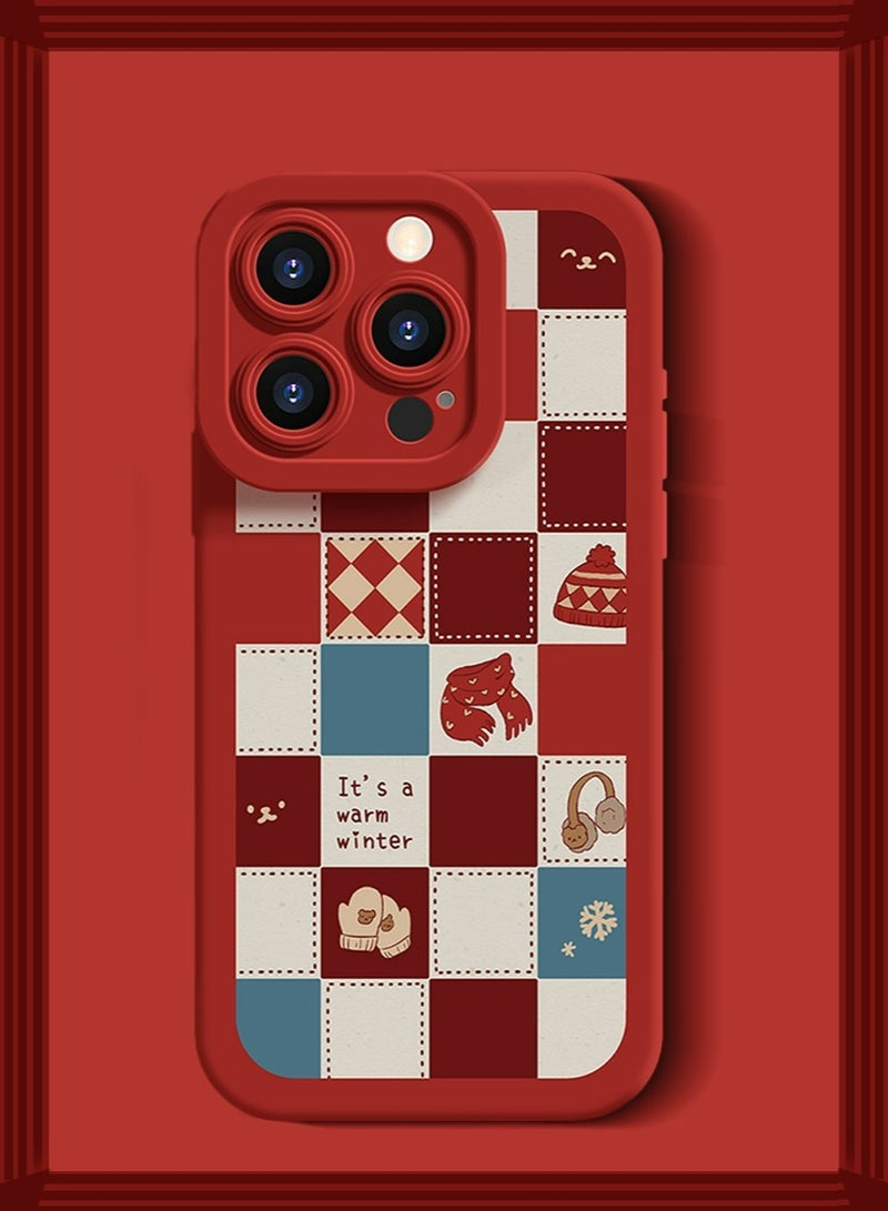 iPhone 15 Pro Cartoon Pattern Silicone Case Shockproof Protective for Women Girls Slim Soft Silicone TPU Phone Protective Full Protection Anti-drop Camera Len Accessory Back Cover - Image 1