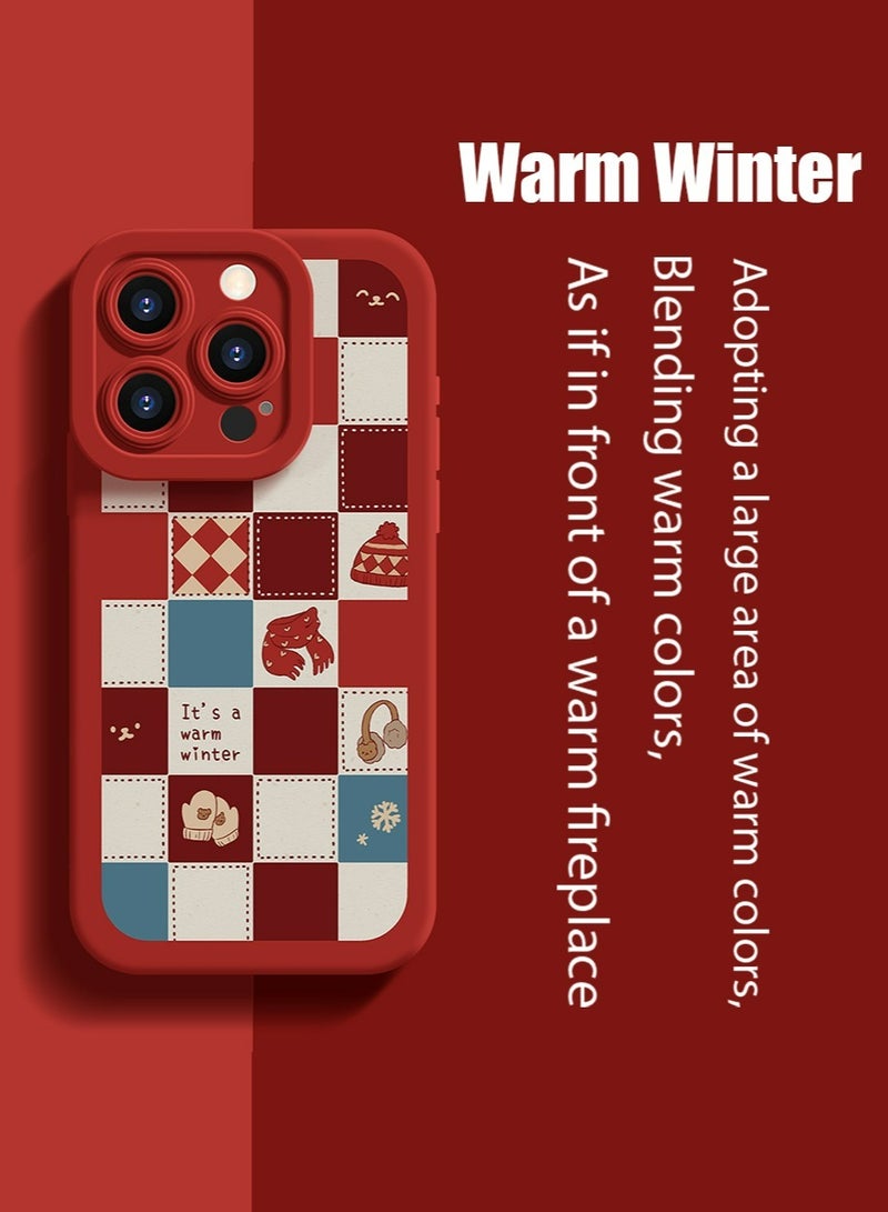 iPhone 15 Pro Cartoon Pattern Silicone Case Shockproof Protective for Women Girls Slim Soft Silicone TPU Phone Protective Full Protection Anti-drop Camera Len Accessory Back Cover - Image 2