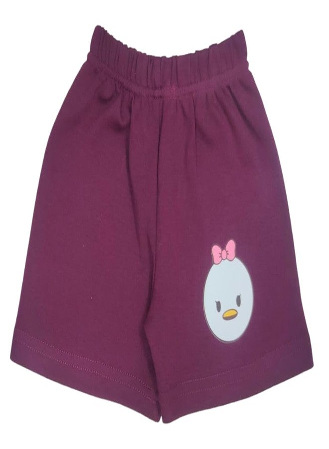 RCW Boys & Girls Cotton Shorts Multi-Color Emoji Print Regular Fit Shorts, Nikkar, Chadda, Bermunda, Half Pants Casual Baby Boxer Boys and Girls Shorts (Pack of 5) (2-3 Year) - Image 5