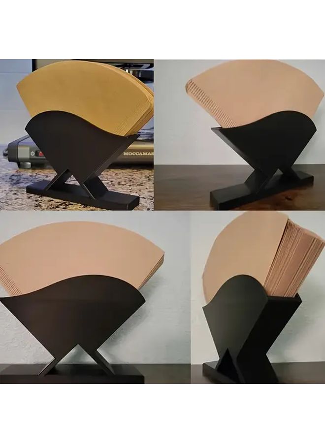 حامل مرشح القهوة السوداء منظف سطح المكتب للمطبخ وغرفة المعيشة سهل التنظيف - Image 5