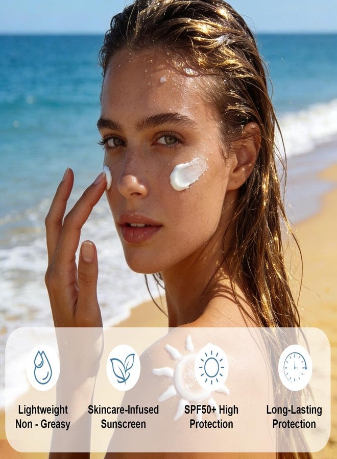 Okerker 60PCS Mini Sunscreen SPF50+ PA+++ - Travel Size Sunscreen Bulk for Face & Body, Lightweight & Non-Greasy, Water-Resistant, Perfect for Summer Party & Thank You Gifts - Image 3