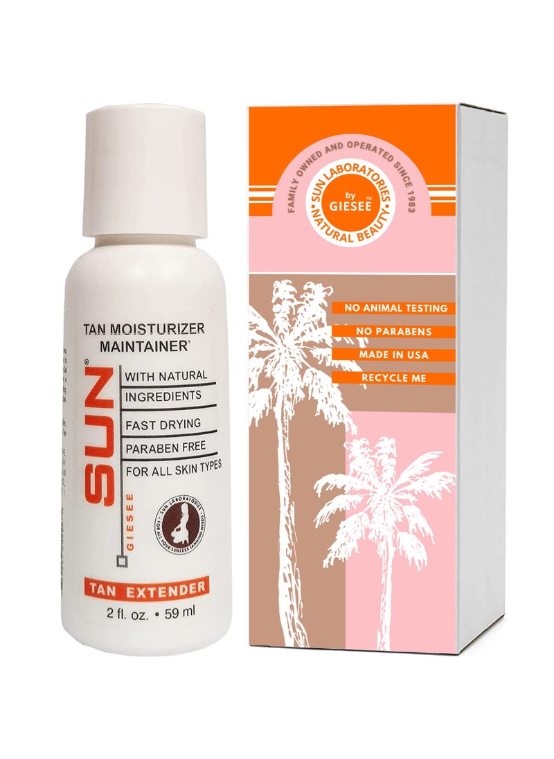 Sun Laboratories by Giesee Sun Laboratories By Giesee Tan Extender Glow Lotion 2 oz  Self Tanning Lotion Self Tanner Tanning Lotion Travel Size After Tan Moisturizer After Sun Lotion Face Tanning Enhancer 