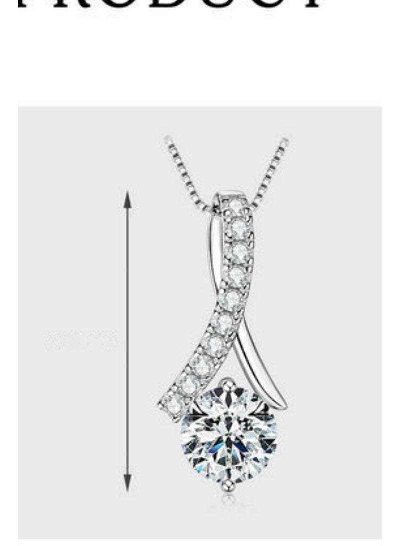 KUYING Premium s925 Silver Collarbone Chain 