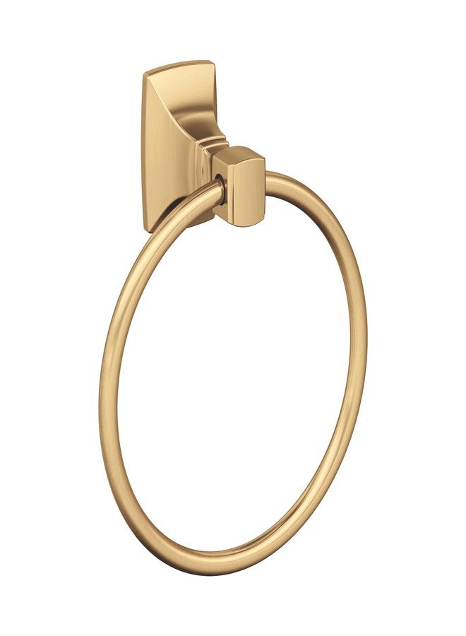 Amerock Champagne Bronze Towel Ring - 7-7/16 in Length - Bath & Kitchen Towel Holder - Image 1