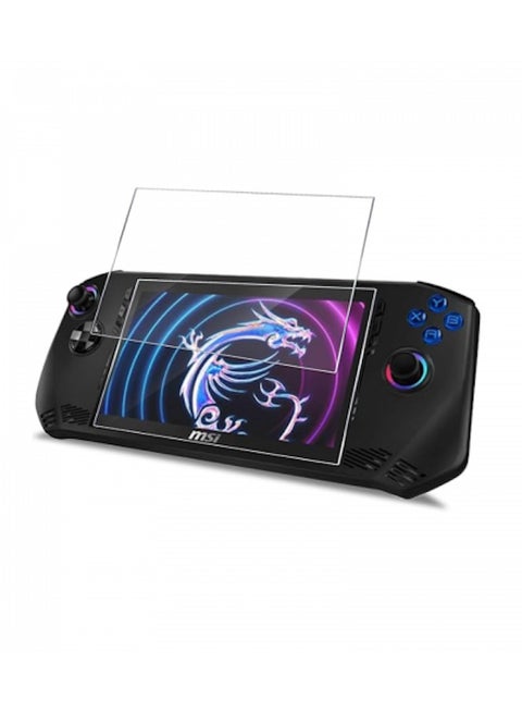 eWINNER 2 Pack Screen Protector Compatible with MSI Claw A1M 7" HandHeld Game Anti-Scratch 9H Hardness Anti-Fingerprint/Tempered Glass Screen Protector for MSI Claw Portal Handheld Game