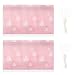 ITODA Bed Curtain Dorm Home UpperBottom Bed Cloth Curtain Lightproof Bed Tents Drapes Breathable Dustproof Bed Canopy with Rope Buckles2 PCS - Image 2