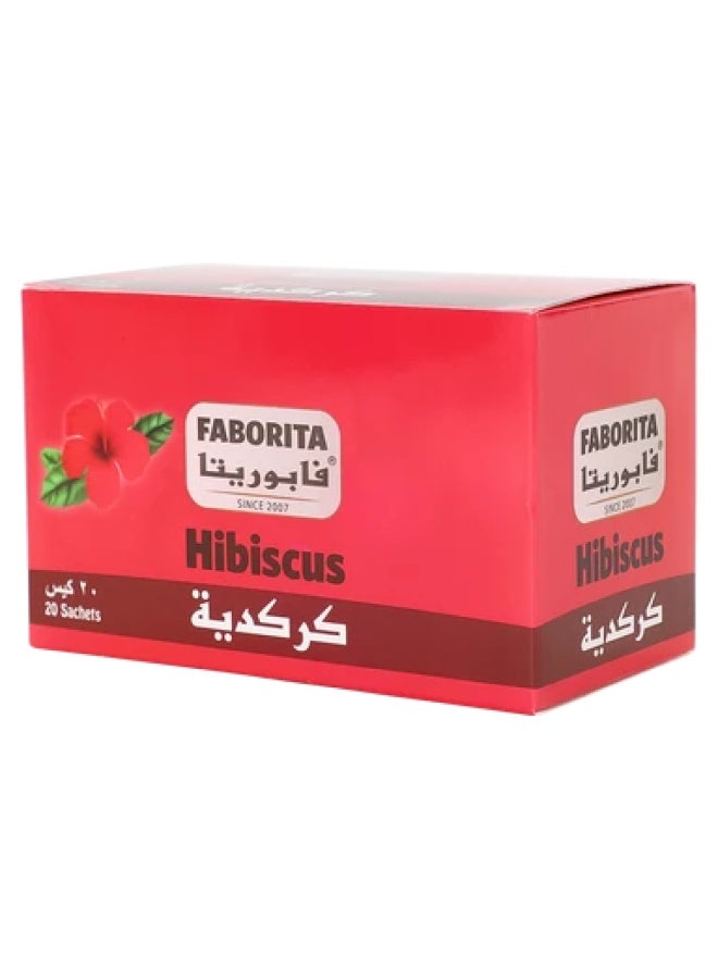 فابوريتا اعشاب الكركديه 20 كيس* 2 جرام