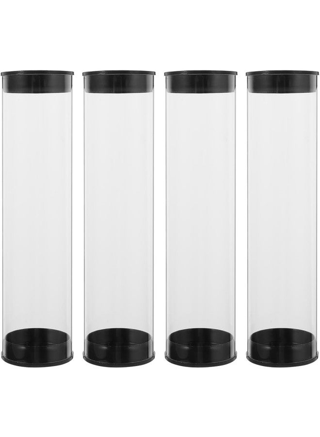 INOOMP Clear PVC Golf Ball Storage Tubes Golf Ball Display Case and Holder for Home Shop Use Collection Case - Image 1