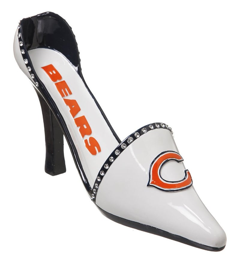 Team Sports America NFL Chicago Bears Heel Wine Bottle Holder  Small  Multicolor