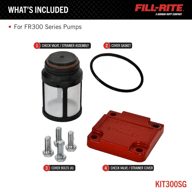 FILL RITE KIT300SG Kit, Screen Gasket check Valve 300 Series - Image 2