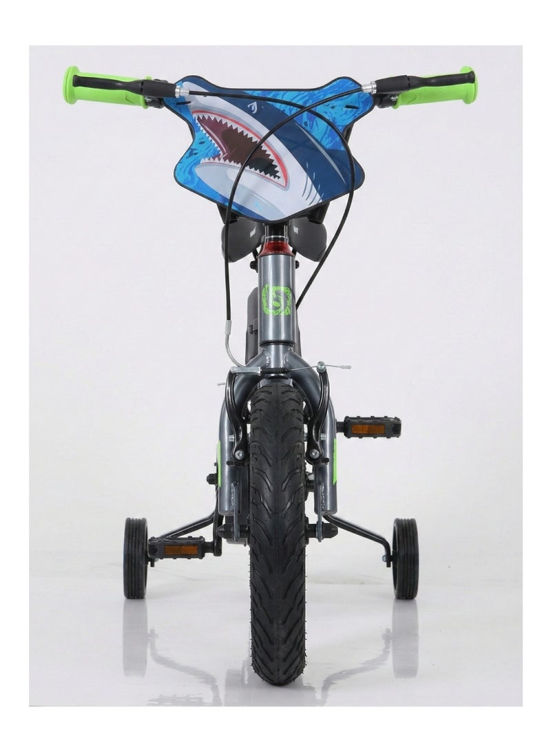 أسباير بوكس Kids Bike High Strong Kids' Bike 16 Inch  5-8 Age Kids With Training Wheels, Mudguards, Adjustable Seat | Sensitive Brakes Safe and Stable 9 DSMB 16 [MF002] - Image 4