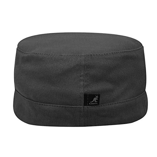 KANGOL قبعة الجيش من قطن كانغول - رمادي/ص/م - Image 5
