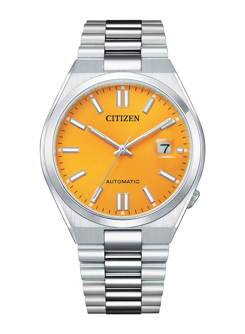 Citizen Automatic Yellow Dial Stainless Steel Men's Watch - NJ0150-81Z - 40mm - Image 1