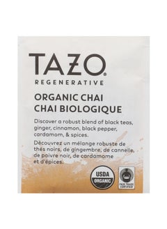 TAZO TAZO, Regenerative, Organic Chai, Black Tea, 16 Tea Bags, 1.5 oz (43 g)  - Image 3