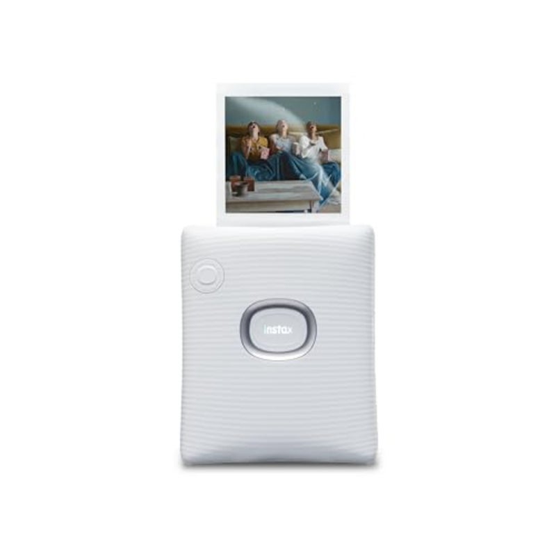 طابعة Instax Square Link للهواتف الذكية لطباعة الصور الفورية، هيكل بلاستيكي، لون أبيض رماد، اتصال محمول ولاسلكي - Image 1
