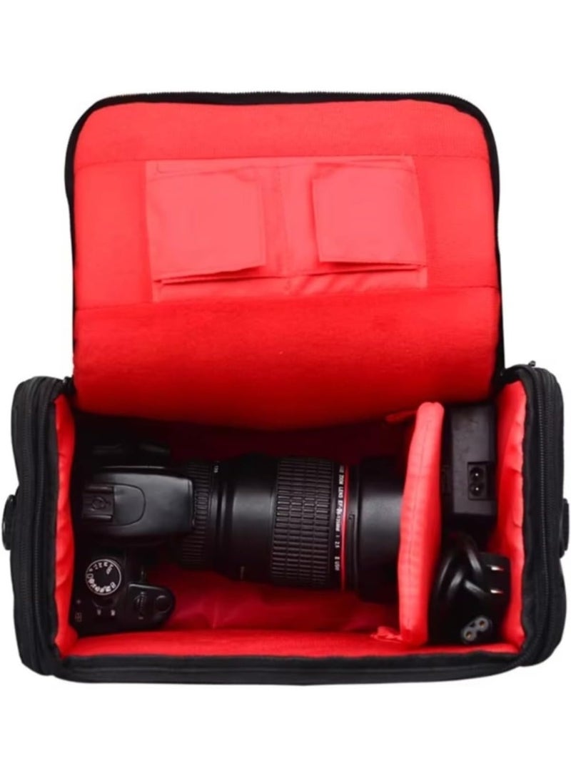 LIMOS Camera Bag Black for Canon EOS DSLR 1200D, 1300D, 3000D, 4000D, 200D, 250D, etc Cameras - Image 3