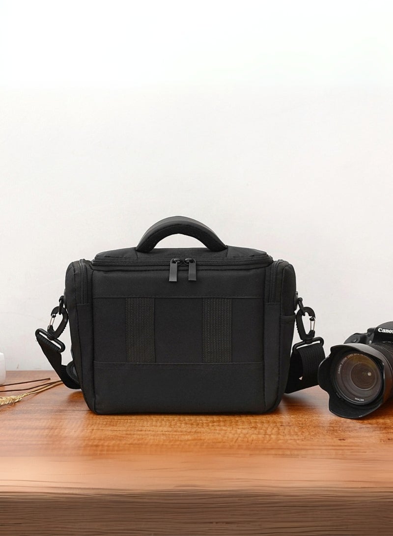 LIMOS Camera Bag Black for Canon EOS DSLR 1200D, 1300D, 3000D, 4000D, 200D, 250D, etc Cameras - Image 4