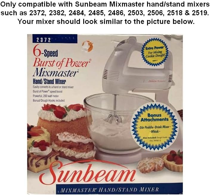 Univen خلاط يونيڤن 47948 ملحقات فقط متوافقة مع خلاطات صن بييم موديلات 2372 2382 2484 2485 2486 2503 2506 2518 2519 غير عالمية - Image 3