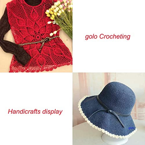 golo Crochet Thread Size10 Cotton Yarn for Crochetting Blue Yarn 6-661 - Image 5