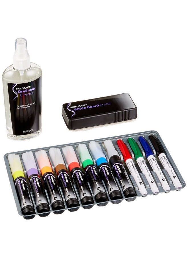 SKILCRAFT Dry-Erase 12-Color Marker System (NSN3656126) - Image 1