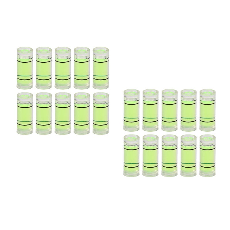 20 pcs Bubble Spirit Level Small Bubble Levels Measuring Layout Tools Levels For Woodworking Sculpting Precision Leveling Instrument Bubble - Image 1