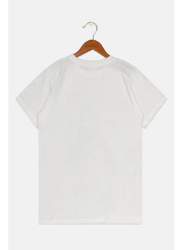 Naruto Kids Boy Round Neck Short Sleeve Graphic Print T-Shirt, White  - Image 2
