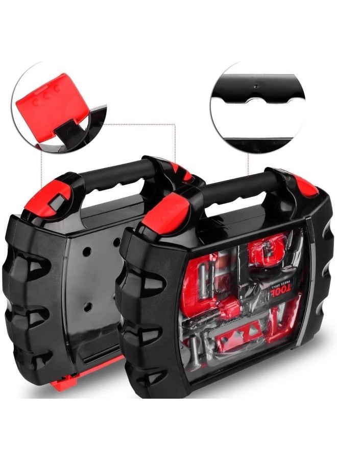 【Meng Xiaodi】 Boys Simulation Maintenance Electric Inertia Tools Pocket Set Manufacturers Directly Supply Play Toys-Color:5PCs Simulation Power Tool (impact Drill Rotation) - Image 5