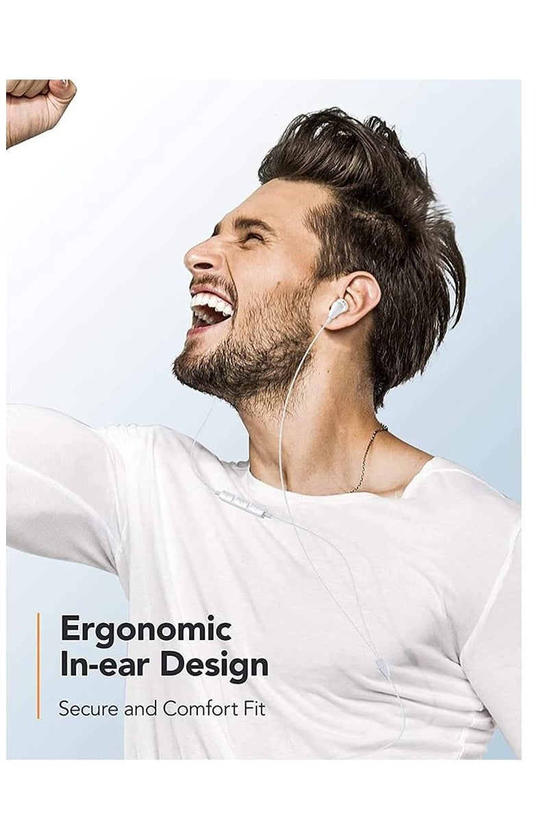 USB C Headphones for iPhone 17/16/15 Pro Max Plus, 11/13 inch iPad Pro/Air USB C Earphones with Microphone Volume Control USB C Wired Earbuds USB Type C Earphone for Google Pixel 10/10 Pro/ 9/ 8 /7 /6A /5 and Samsung Galaxy S25/S24/ S23/ S22 /S21 /S20/ A56 /A55 /A54 /A17/A16/ A15 /A14/ A26/A25/ A36 /A35/ A34/ A33/A74/A73/M56/ Oneplus 13/12/11/10/9/8 and Redmi Note K80/K70/K60/K50/14/13 Pro/12/11/10/9/8/7, White - Image 2