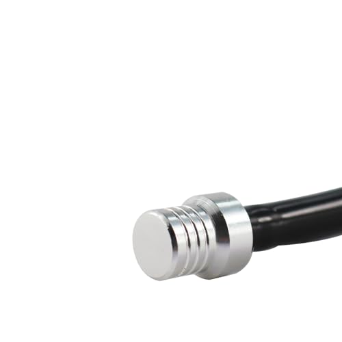 PRO BAT 10 Pack One Way ATV Dirt Bike Fuel Tank Cap Gas Cap Tube Vent Breather for PW50 PW80 TW200 CRF XR CR Dirt Bike All Quads Off-road Motorcycle, Black&Silver - Image 4