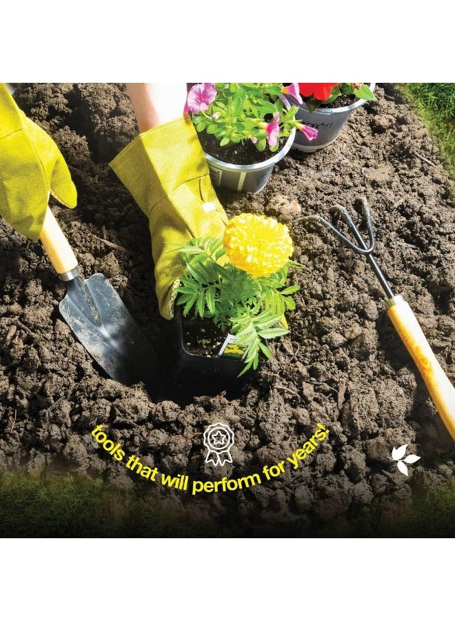 يلا جوي 10 قطع من أدوات البستنة، مجموعة أدوات حدائق كاملة شديدة التحمل مع حقيبة يد أنيقة، مجموعة لوازم البستنة المتينة، هدايا مثالية للحديقة للنساء والرجال - Image 3