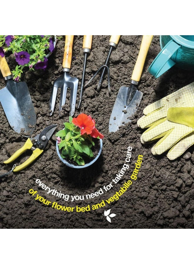 يلا جوي 10 قطع من أدوات البستنة، مجموعة أدوات حدائق كاملة شديدة التحمل مع حقيبة يد أنيقة، مجموعة لوازم البستنة المتينة، هدايا مثالية للحديقة للنساء والرجال - Image 4