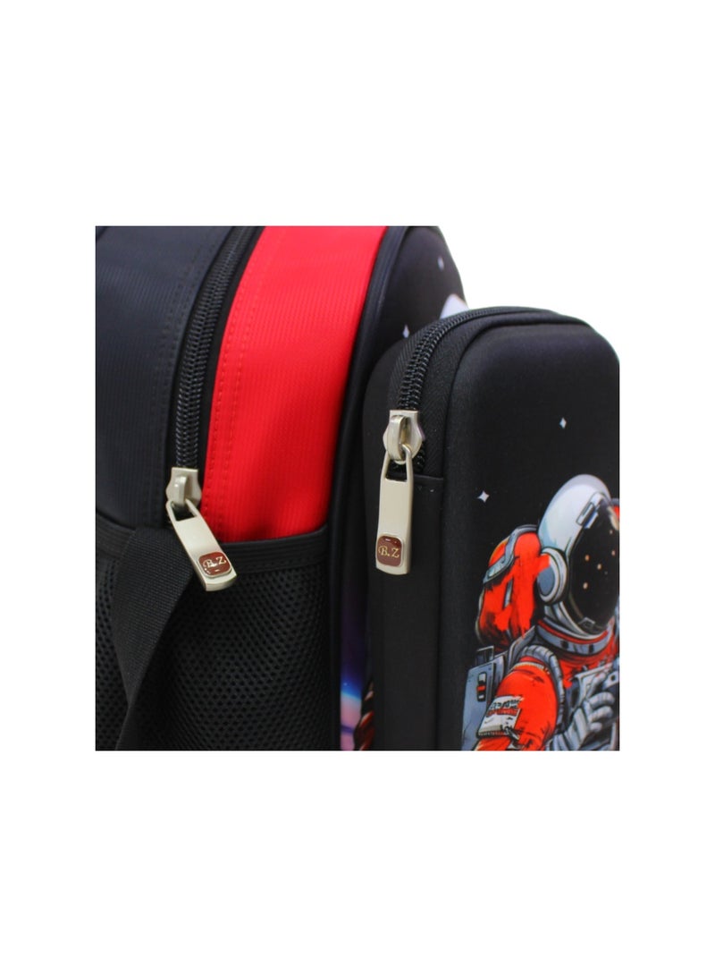 BZ Astronaut (Lunch Bag + Pencil Case) – Black - Image 3