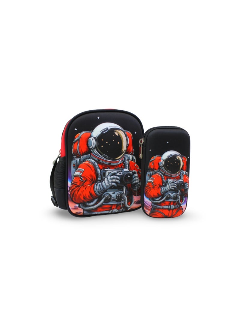BZ Astronaut (Lunch Bag + Pencil Case) – Black - Image 1