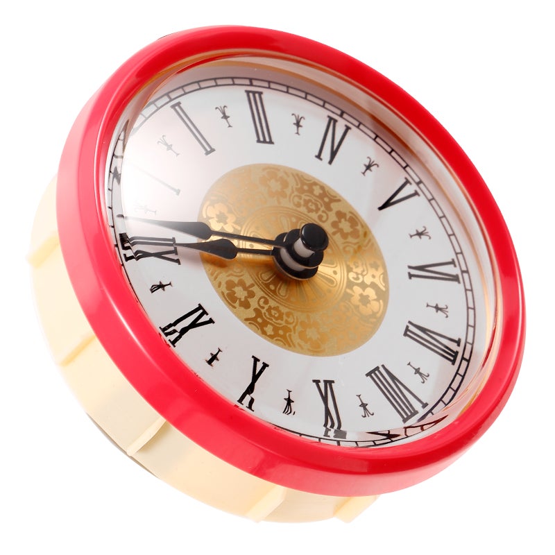 Retro Clock Insert Round Quartz Clock Insert with Roman Numerals for Replacement - Image 1