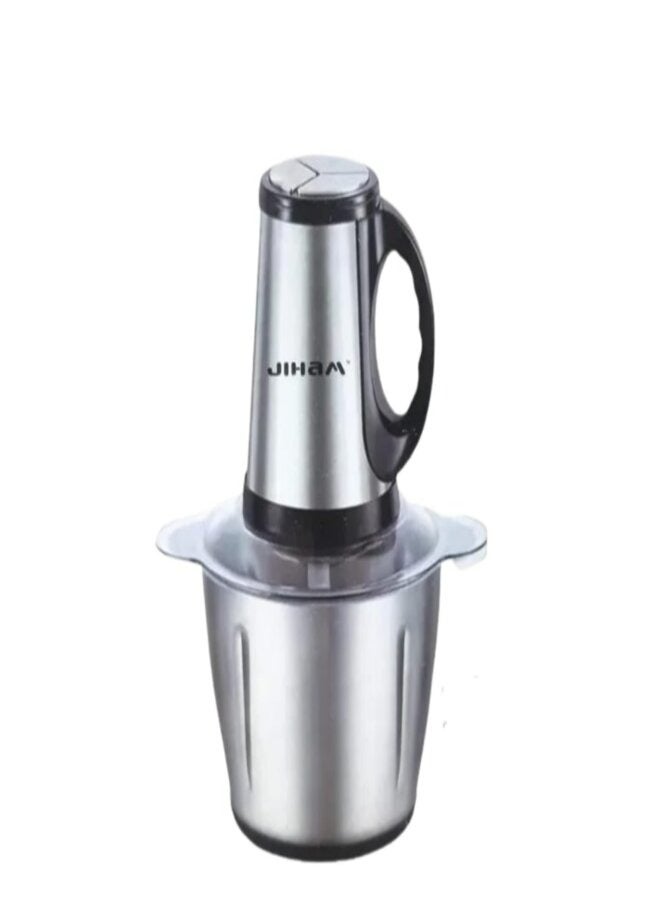 JIHAM Electric Meat Grinder 300W Power Multi-Function Stainless Steel Food Processor for Meat Vegetables Fruits Nuts 2-Speed Control Food Chopper for Home Kitchen Restaurants (3 Liter) - Image 1