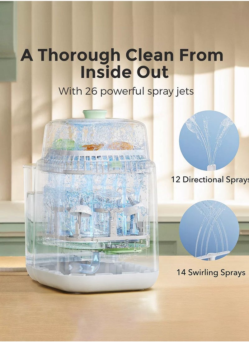 KleanPal Pro Baby Bottle Washer - Sterilizer & Dryer Combo for Easy Cleaning - Bottle Washer Machine for All Bottles, Pump Parts & Baby Item Care - Save Time & Effort - pzsku/Z6099E0A6D8982215CBE5Z/45/_/1737363562/808ac7eb-4efe-4969-8ee1-78e2e1bc3409