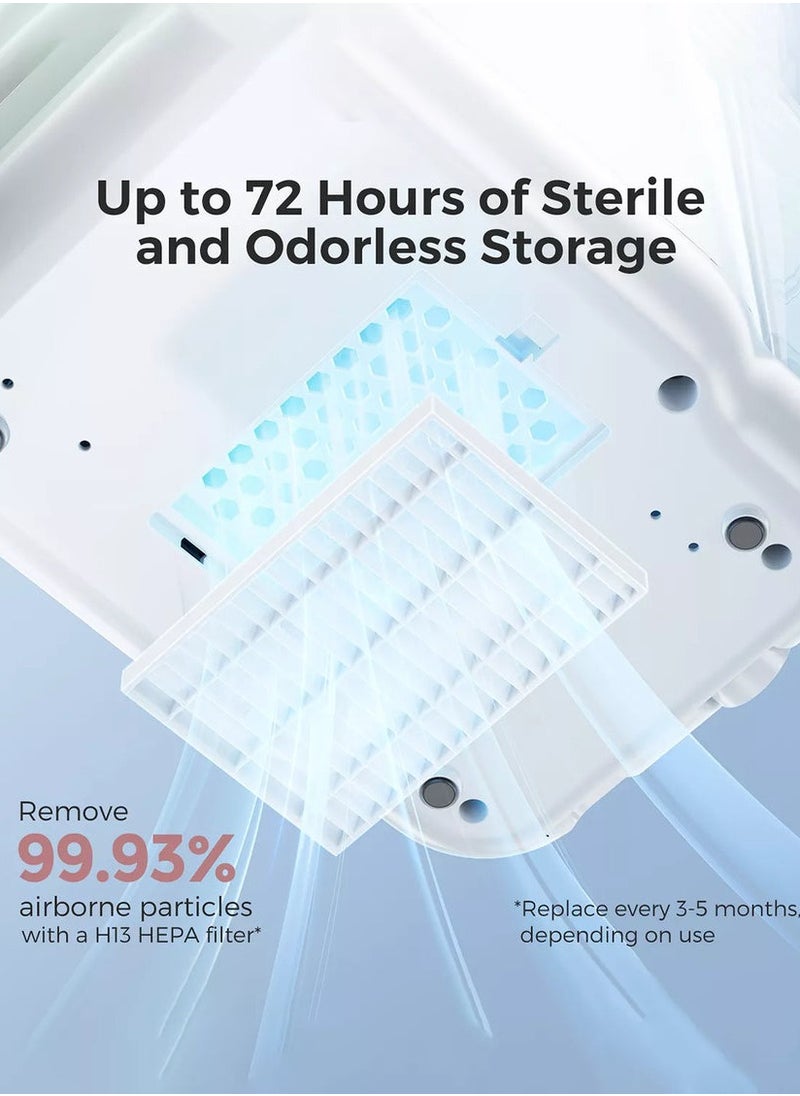 KleanPal Pro Baby Bottle Washer - Sterilizer & Dryer Combo for Easy Cleaning - Bottle Washer Machine for All Bottles, Pump Parts & Baby Item Care - Save Time & Effort - pzsku/Z6099E0A6D8982215CBE5Z/45/_/1737363641/5b9f6f09-4d2b-462e-aa97-669a564e33a0