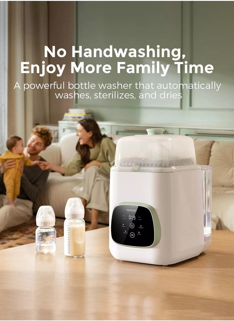 KleanPal Pro Baby Bottle Washer - Sterilizer & Dryer Combo for Easy Cleaning - Bottle Washer Machine for All Bottles, Pump Parts & Baby Item Care - Save Time & Effort - pzsku/Z6099E0A6D8982215CBE5Z/45/_/1737363757/76c94772-93c6-482a-9ff5-84d80da1a360
