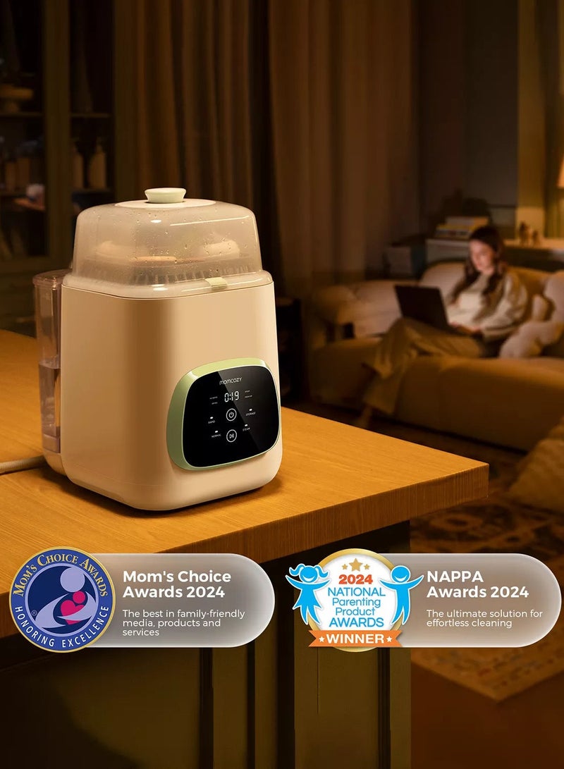 Momcozy - KleanPal Pro Baby Bottle Washer - Sterilizer & Dryer Combo for Easy Cleaning - Bottle Washer Machine for All Bottles, Pump Parts & Baby Item Care - Save Time & Effort - Image 1