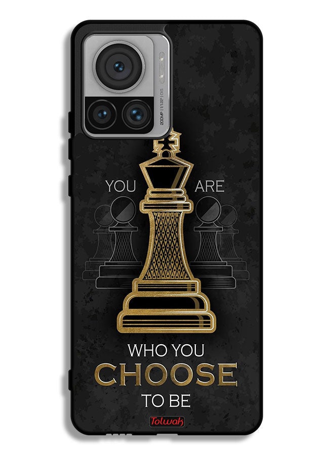 Tolwak Motorola Edge 30 Ultra Protective Case Cover You Are Who You Choose To Be - Image 1