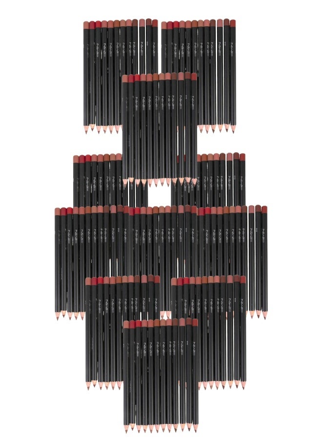 إن دابليو كيه 11 مجموعه من محددات الشفاه متعددة الألوان 12 قطعة - Image 1