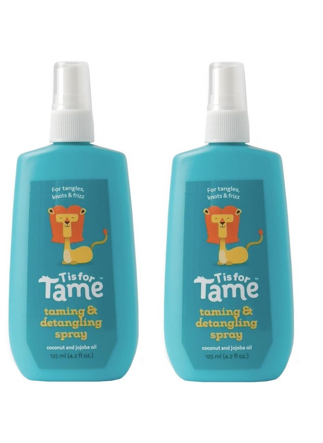 T is for Tame - Taming & Detangling Spray - For Tangles, Knots & Frizz (4.2 Fl Oz Pack Of 2)  - Image 1