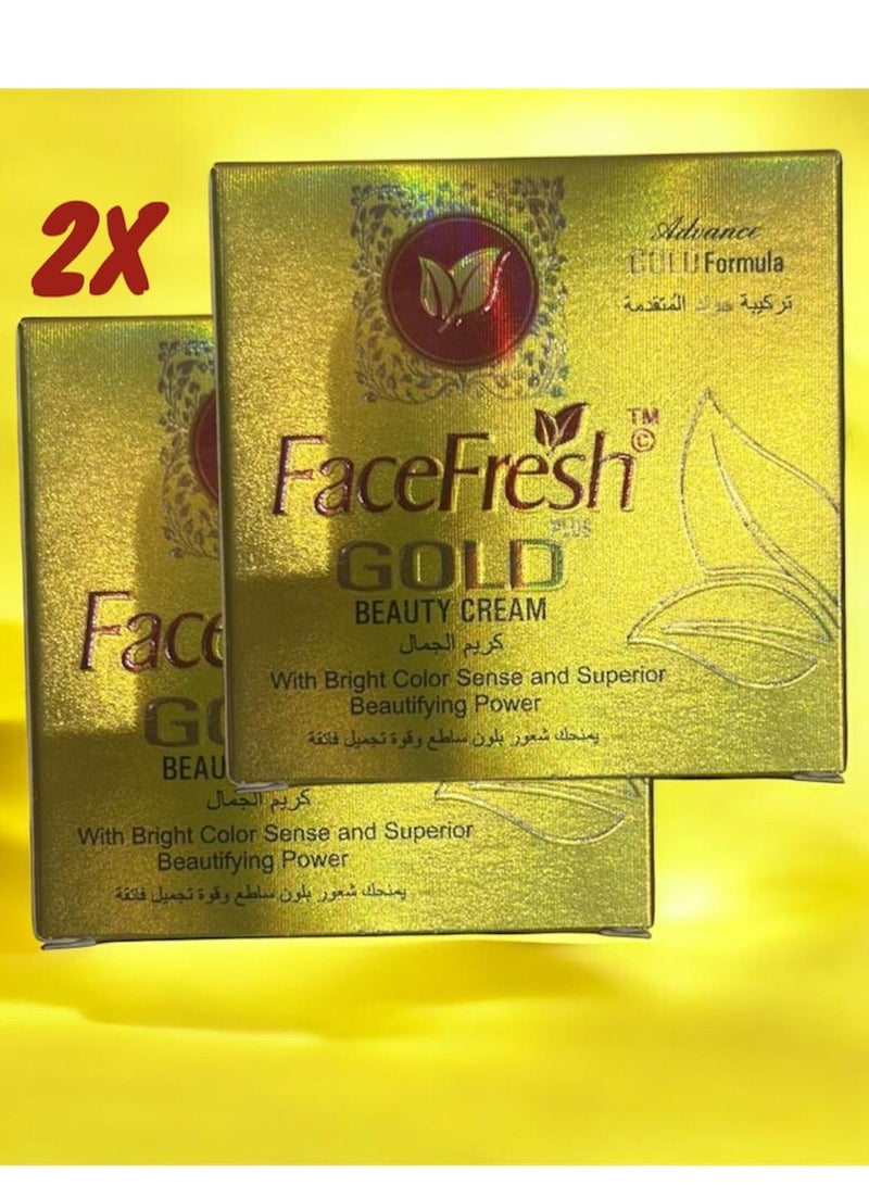 gold beauty cream 2 Pcs 2*28 g