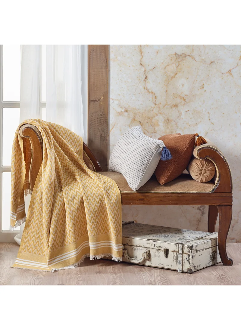 Vagonik Zigzag Cotton Sofa Throw
