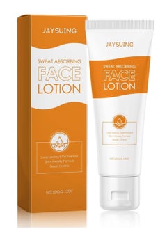Face Antiperspirant Sweat Absorbing Lotion, Face Anti Sweat Lotion, Face Sweat Blocker, Antiperspirant and Oil Control Lotion for Face, Forehead and Scalp, Reduces Face and Body Sweating 60g