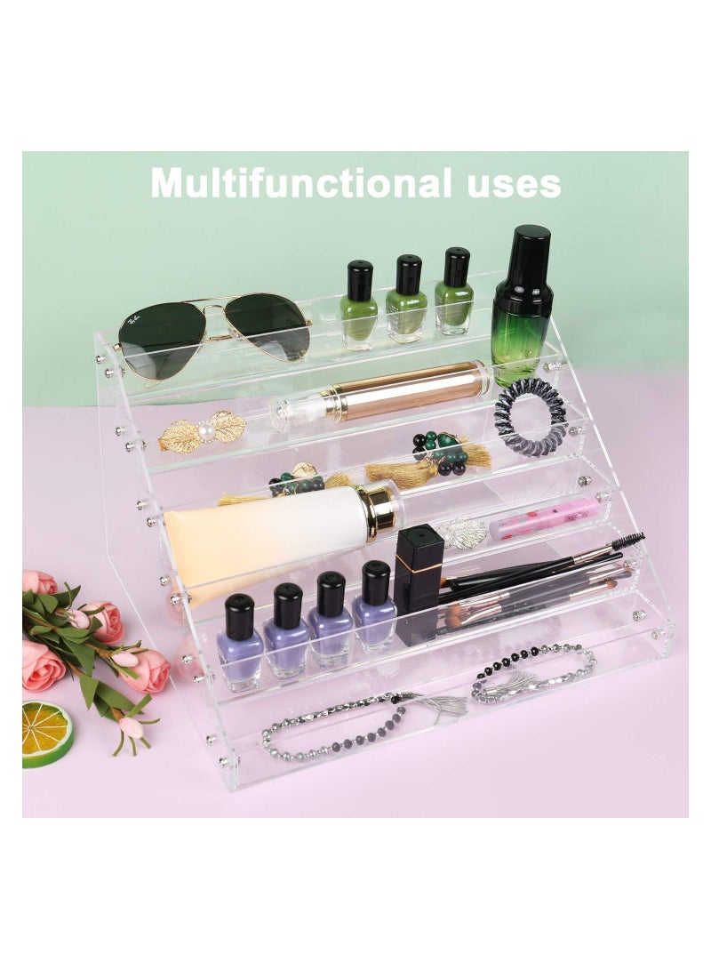 ORiTi Nail Polish Organizers and Storage 6 Layers Clear Acrylic - Image 4