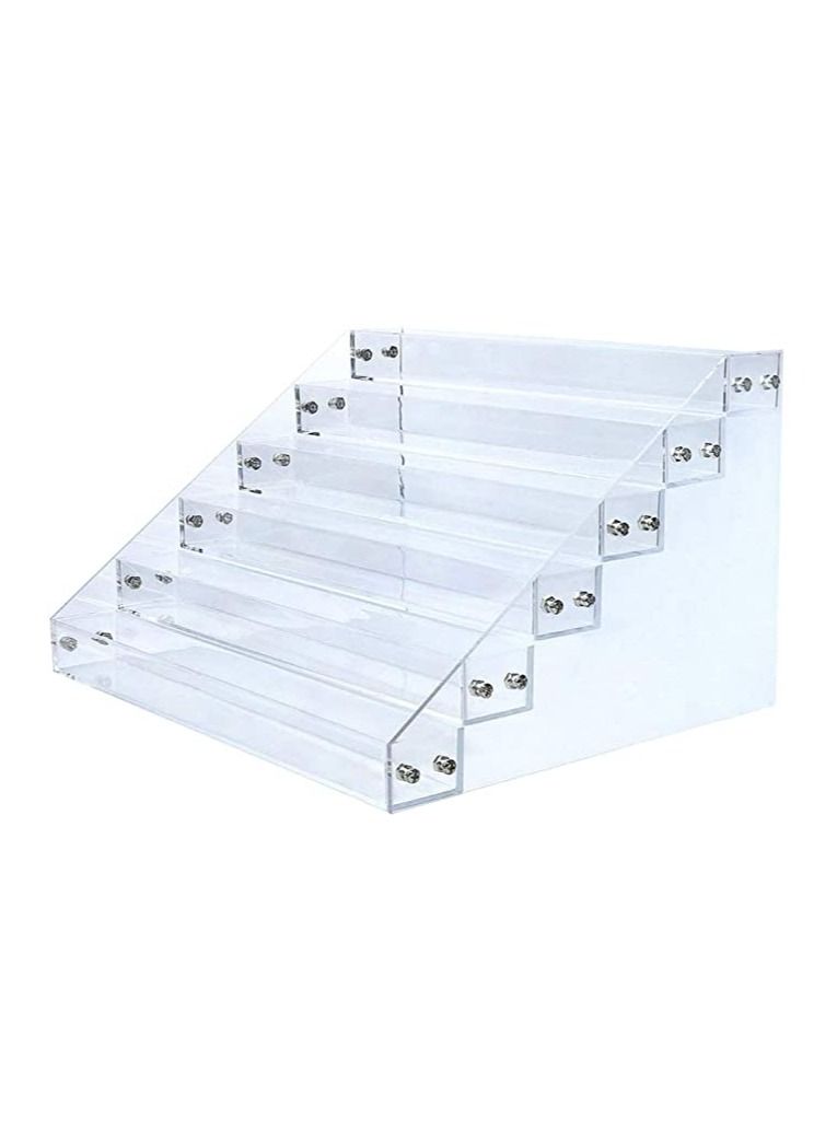 ORiTi Nail Polish Organizers and Storage 6 Layers Clear Acrylic - Image 1